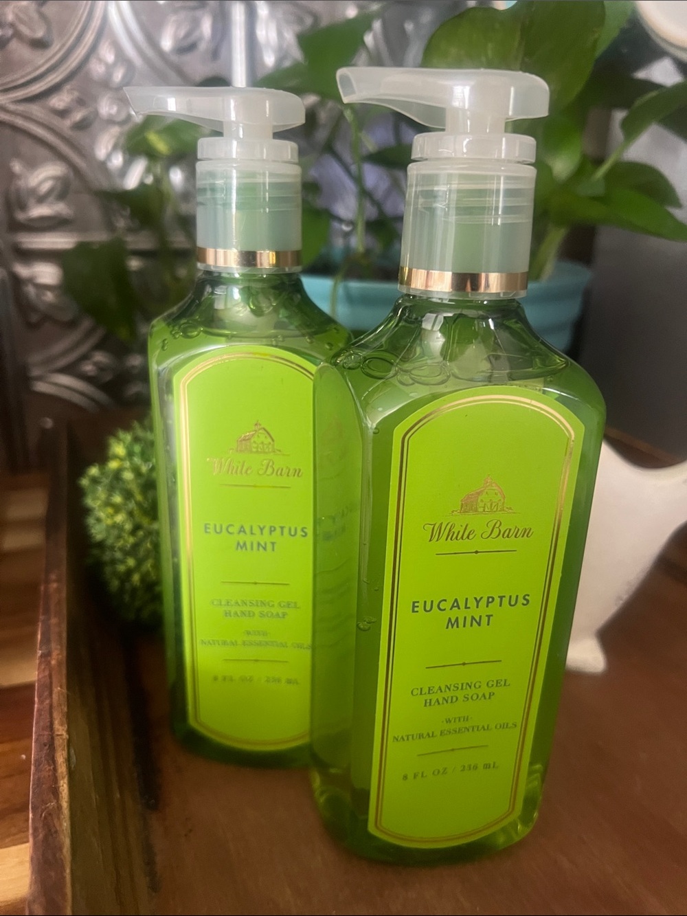 White Barn Eucalyptus Mint Hand Soap - Vibrant Green